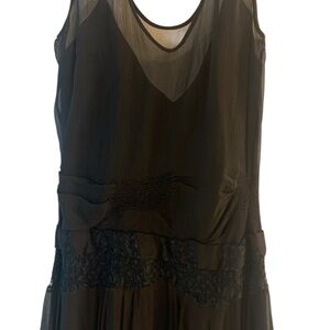 Black Sheer Sleeveless Dress